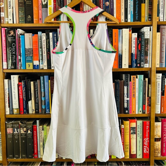 Fila White Racerback Sleeveless Tennis Pickleball Drop Waist Dress size XL - Picture 14 of 14